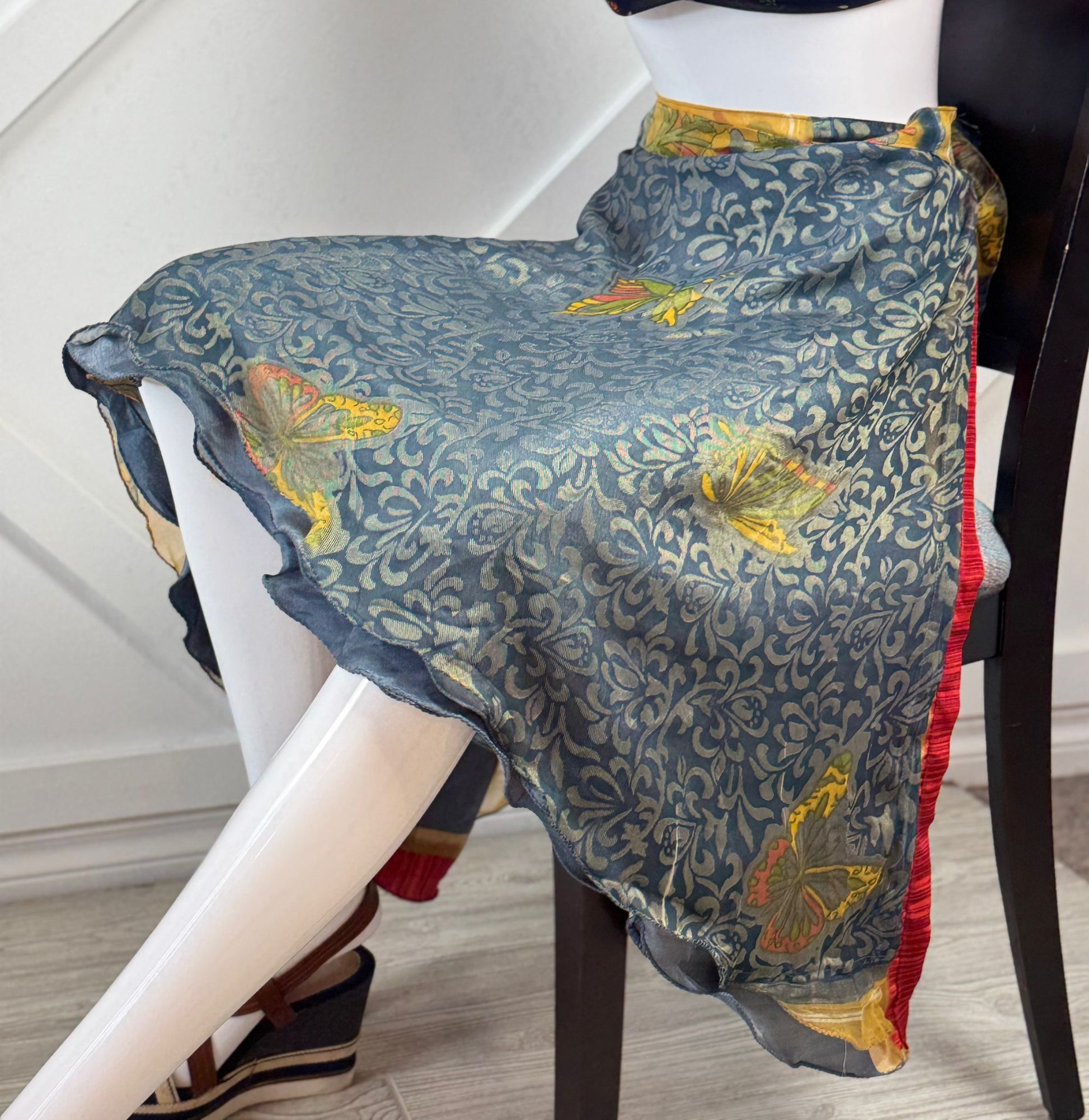 Premium Regular Tea skirt - M022 - Rangeelaa - Fairtrade Sustainable Women's Clothingsaree wrap skirts