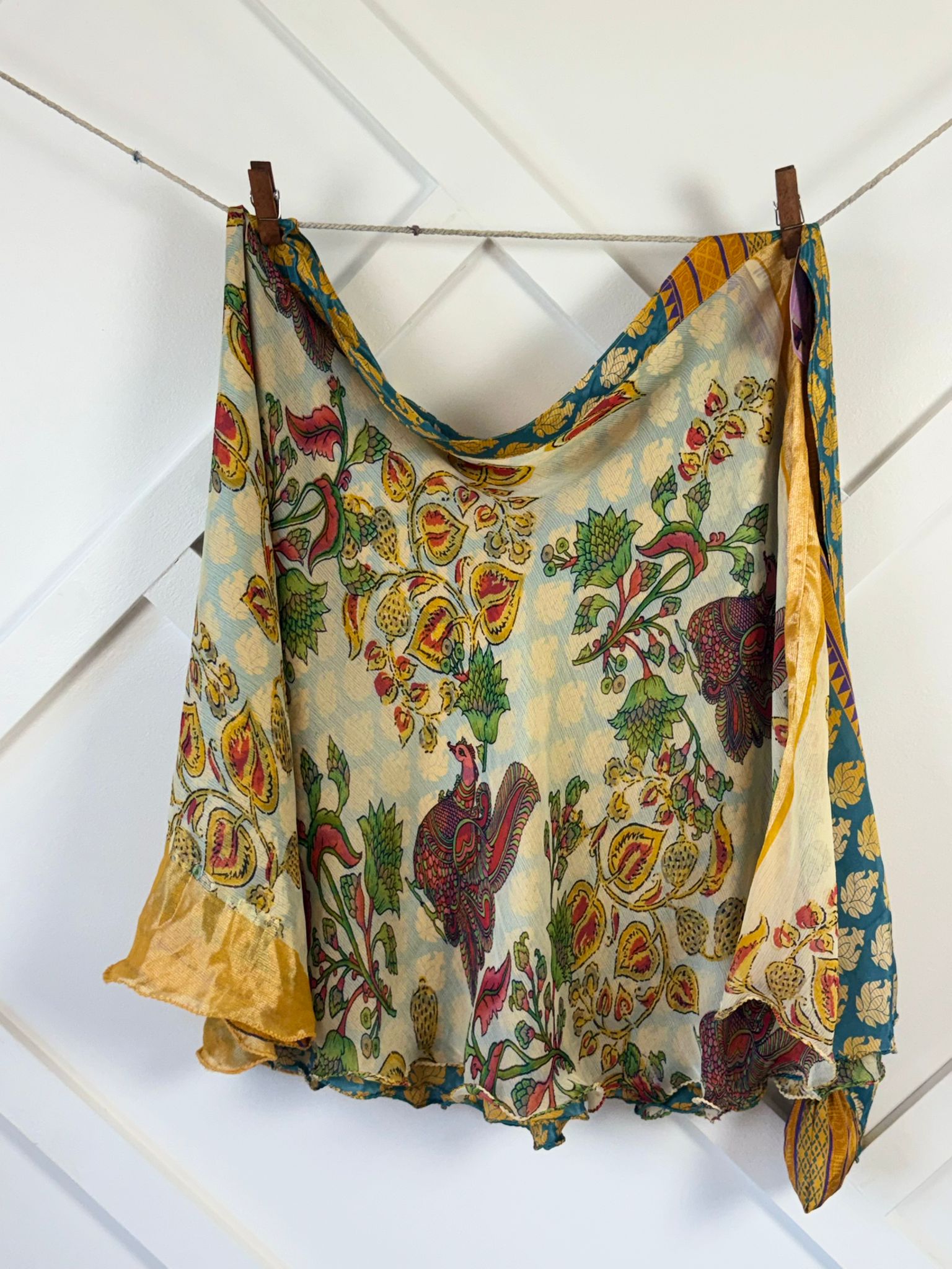 Premium Regular Tea skirt - M063 - Rangeelaa - Fairtrade Sustainable Women's Clothingsaree wrap skirts