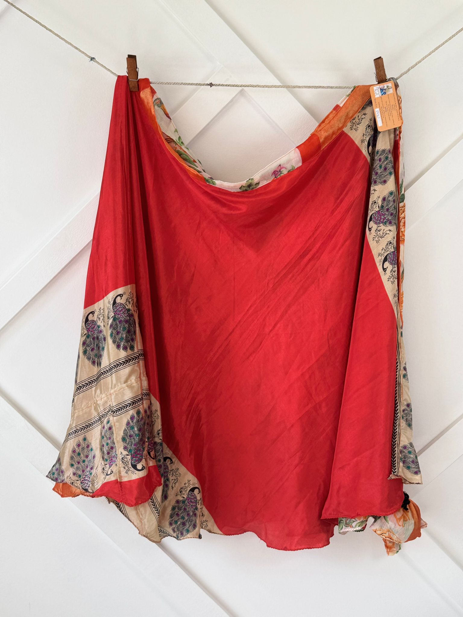 Premium XL Ankle skirt - M054 - Rangeelaa - Fairtrade Sustainable Women's Clothingsaree wrap skirts