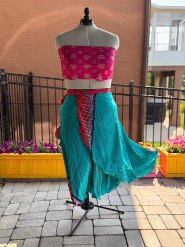 Premium XL Harmony Two Layered Skirt - J0055 - Rangeelaa - Fairtrade Sustainable Women's Clothing