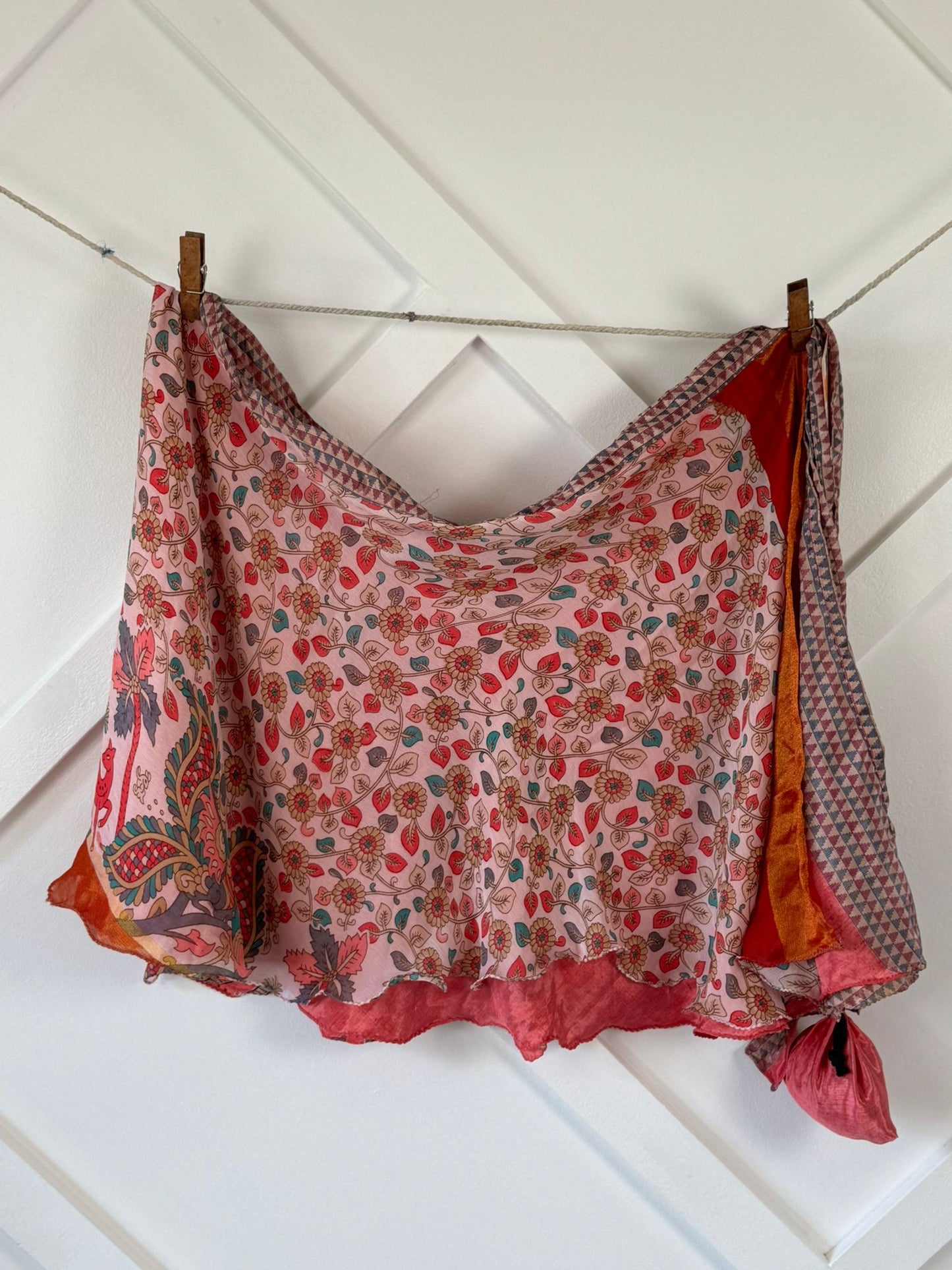 Premium XL Mini skirt - M074 - Rangeelaa - Fairtrade Sustainable Women's Clothingsaree wrap skirts