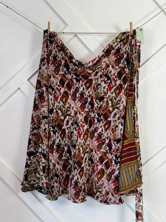 Premium XL tea skirt-110 - Rangeelaa- Fairtrade Sustainable Women's Clothingskirts