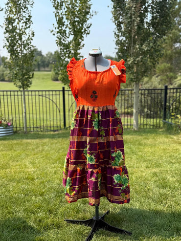 Regular Funky Jiya Dress - A034 - Rangeelaa - Fairtrade Sustainable Women's Clothing