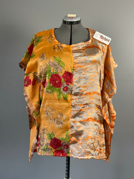 Regular Funky Kaftan Top - J0008 - Rangeelaa - Fairtrade Sustainable Women's Clothing