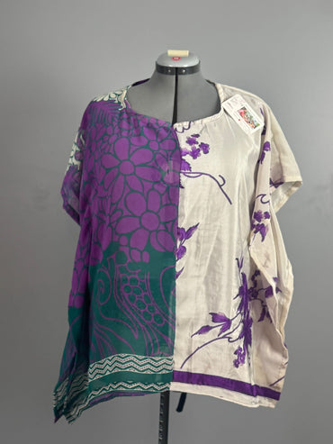 Regular Funky Kaftan Top - J0023 - Rangeelaa - Fairtrade Sustainable Women's Clothing