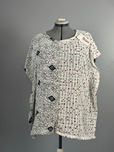 Regular Funky Kaftan Top - J0034 - Rangeelaa - Fairtrade Sustainable Women's Clothing