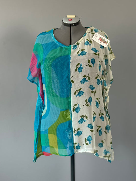 Regular Funky Kaftan Top - M014 - Rangeelaa - Fairtrade Sustainable Women's Clothing