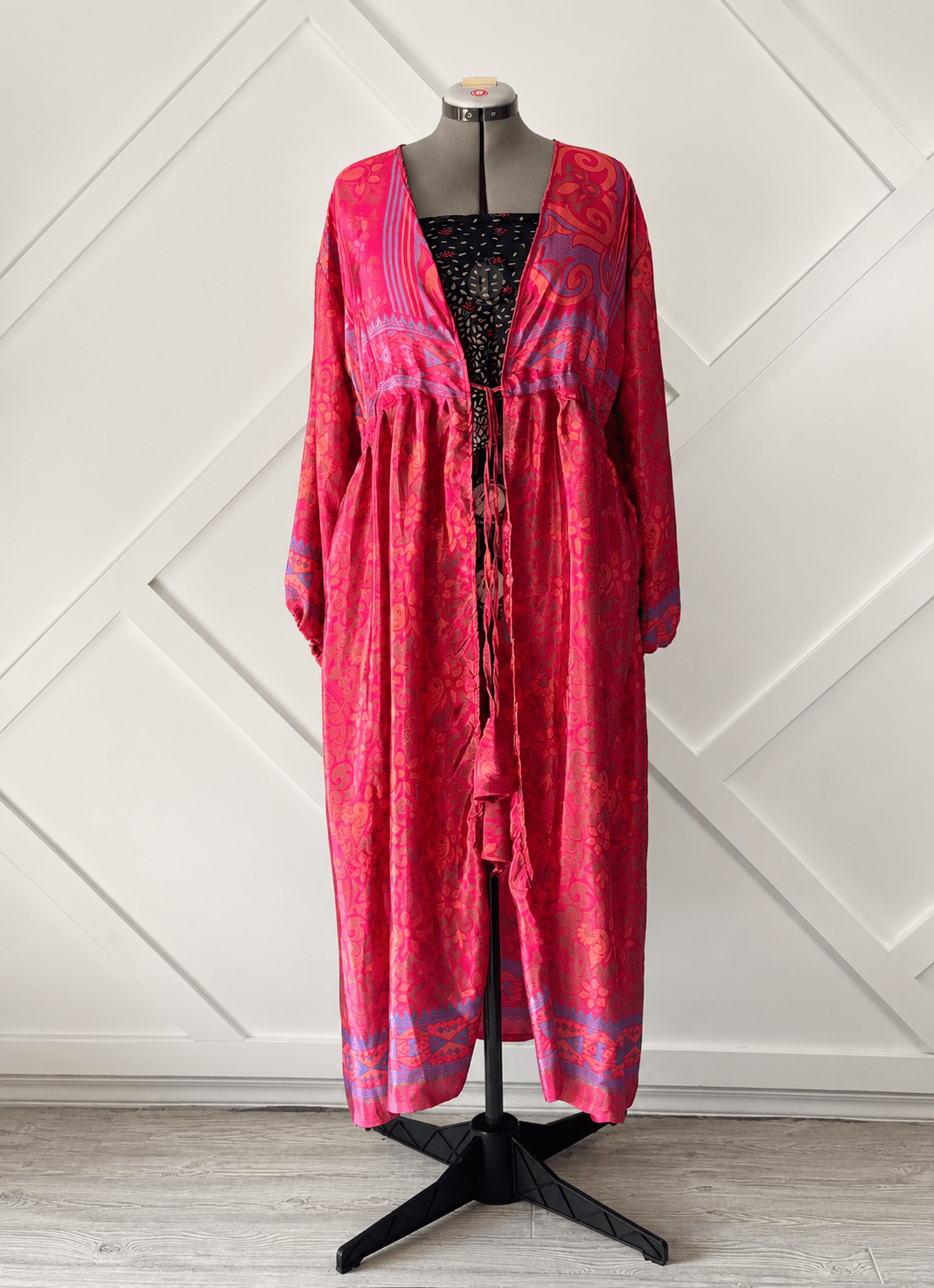 Regular Over Sized Nira Kimono - J0056 - Rangeelaa- Fairtrade Sustainable Women's Clothingdresses