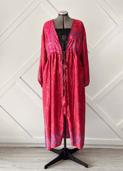 Regular Over Sized Nira Kimono - J0056 - Rangeelaa- Fairtrade Sustainable Women's Clothingdresses