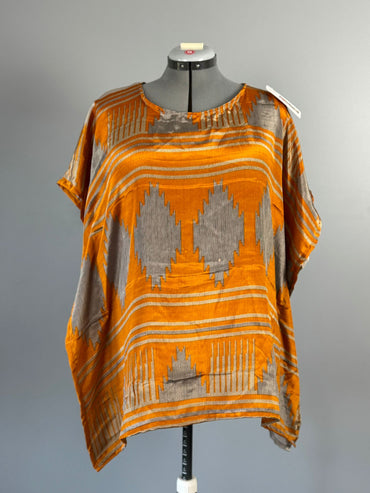 Regular Round Neck Top - J0006 - Rangeelaa - Fairtrade Sustainable Women's Clothing