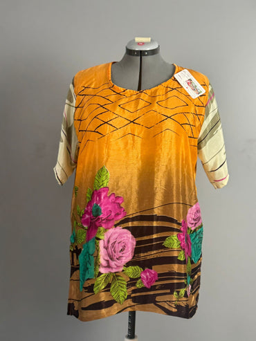 Regular Tunic Top - J0011 - Rangeelaa - Fairtrade Sustainable Women's Clothing