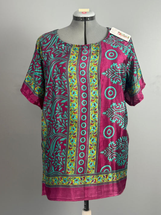 Regular Tunic Top - J0015 - Rangeelaa - Fairtrade Sustainable Women's Clothing