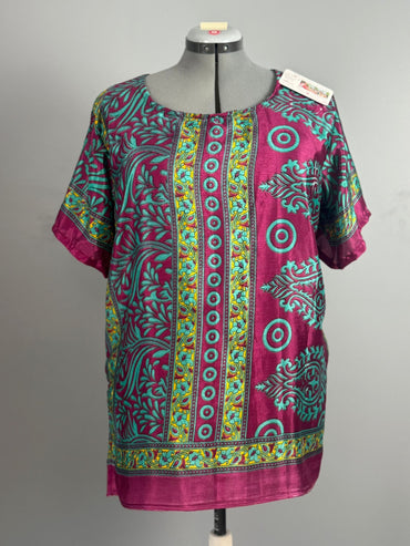 Regular Tunic Top - J0015 - Rangeelaa - Fairtrade Sustainable Women's Clothing