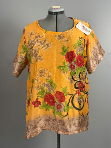 Regular Tunic Top - J0019 - Rangeelaa - Fairtrade Sustainable Women's Clothing