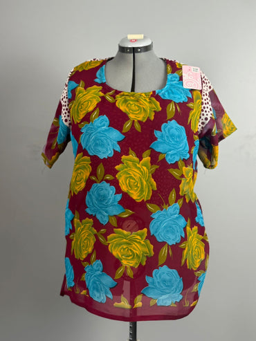 Regular Tunic Top - J0025 - Rangeelaa - Fairtrade Sustainable Women's Clothing