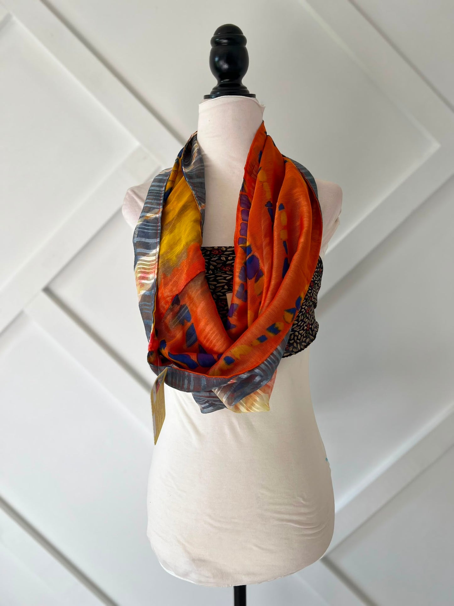 40 inch Reversible Infinity Scarf (short)-004
