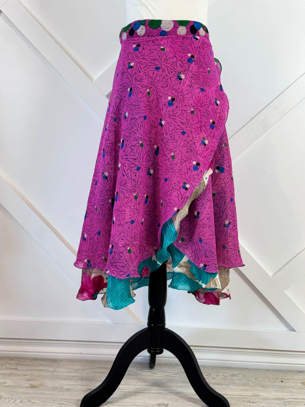 Festive regular tea Harmony Two Layered Skirt-145
