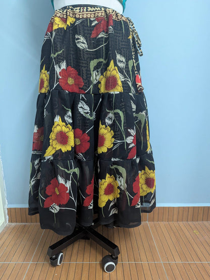 Christine.W-Dispatch payment for Festive Regular Ankle Drawstring Skaya Tiered Skirt