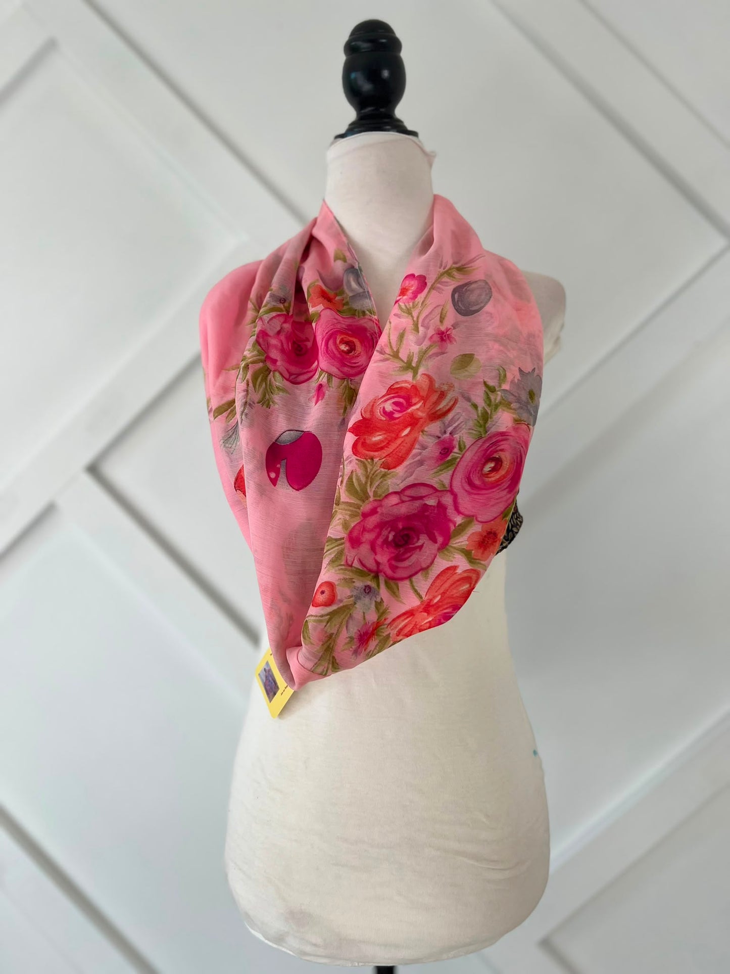 40 inch Reversible Infinity Scarf (short)-043