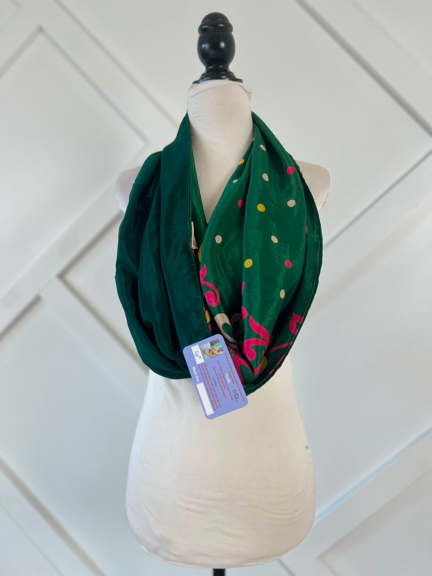 40 inch Reversible Infinity Scarf (short)-052