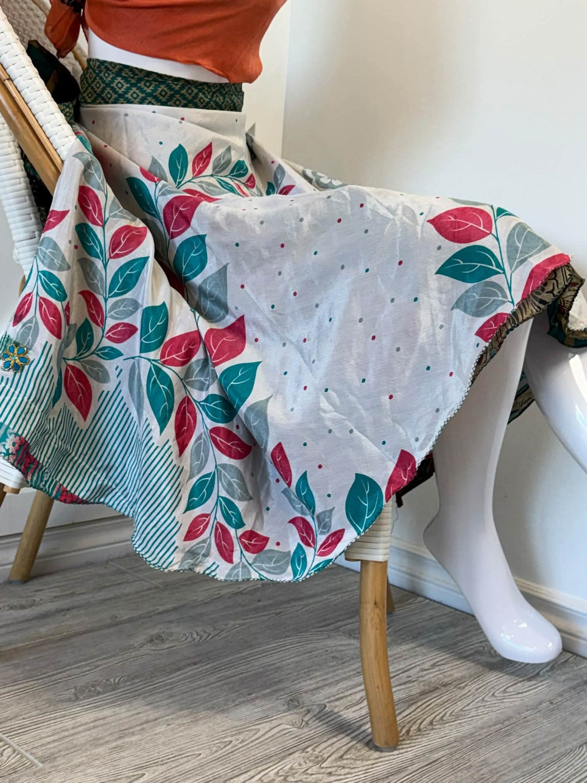 Festive XL tea skirt-119