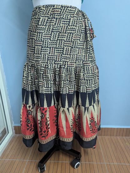 Christine.W-Dispatch payment for Festive Regular Ankle Drawstring Skaya Tiered Skirt