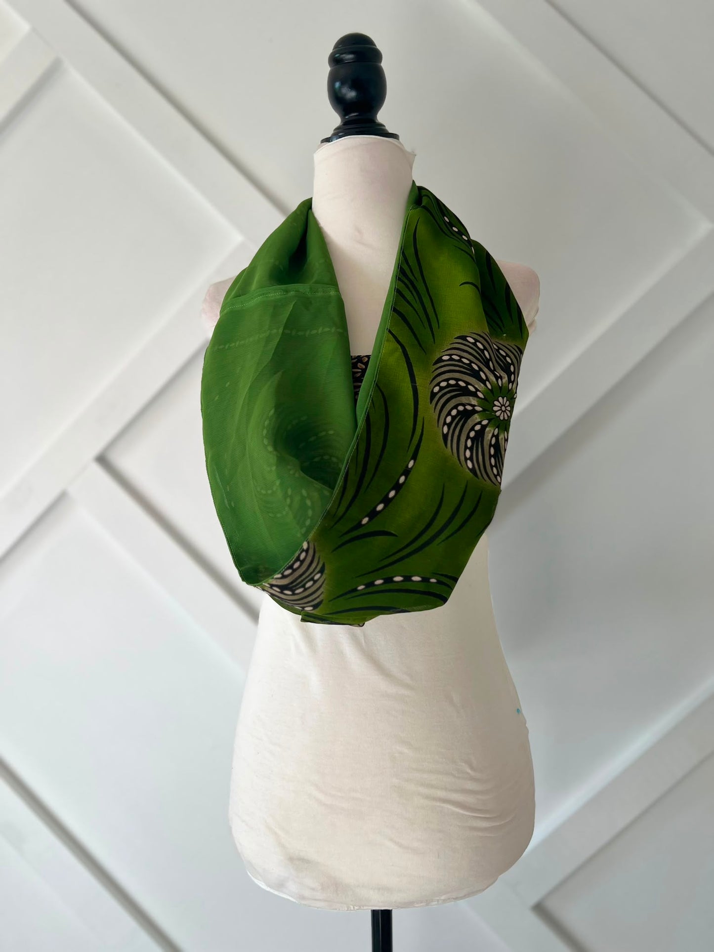 40 inch Reversible Infinity Scarf (short)-020