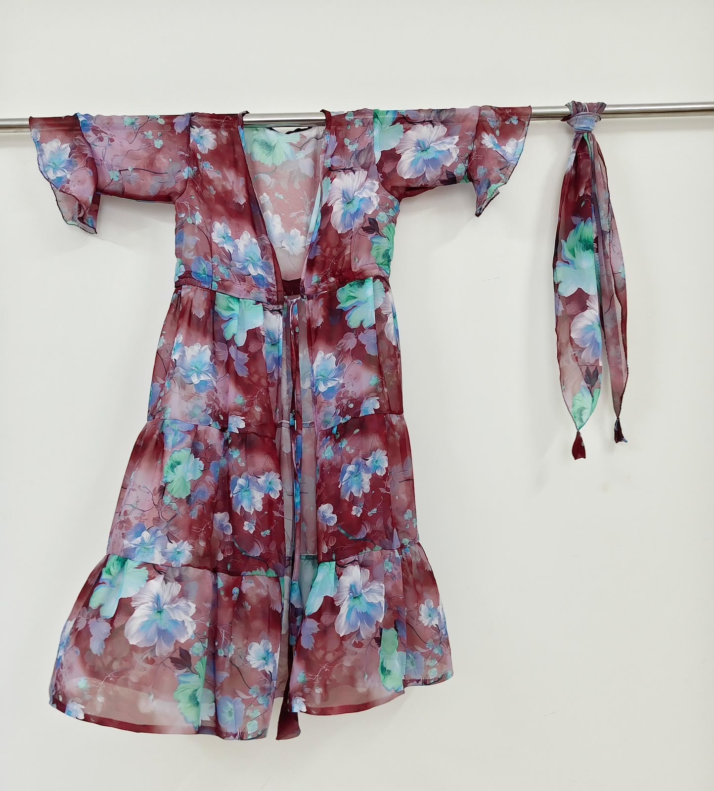 Saschie.P-Digital print Non Plus Alia Shrug-Dispatch Payment