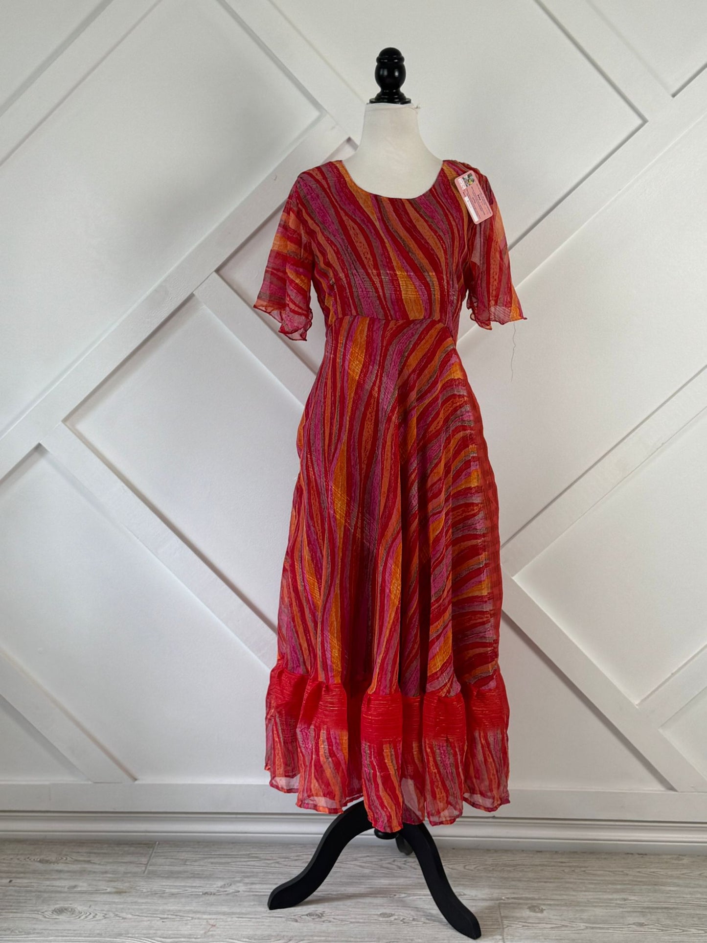 Slim Petite Lined Ganga Dress-ED032