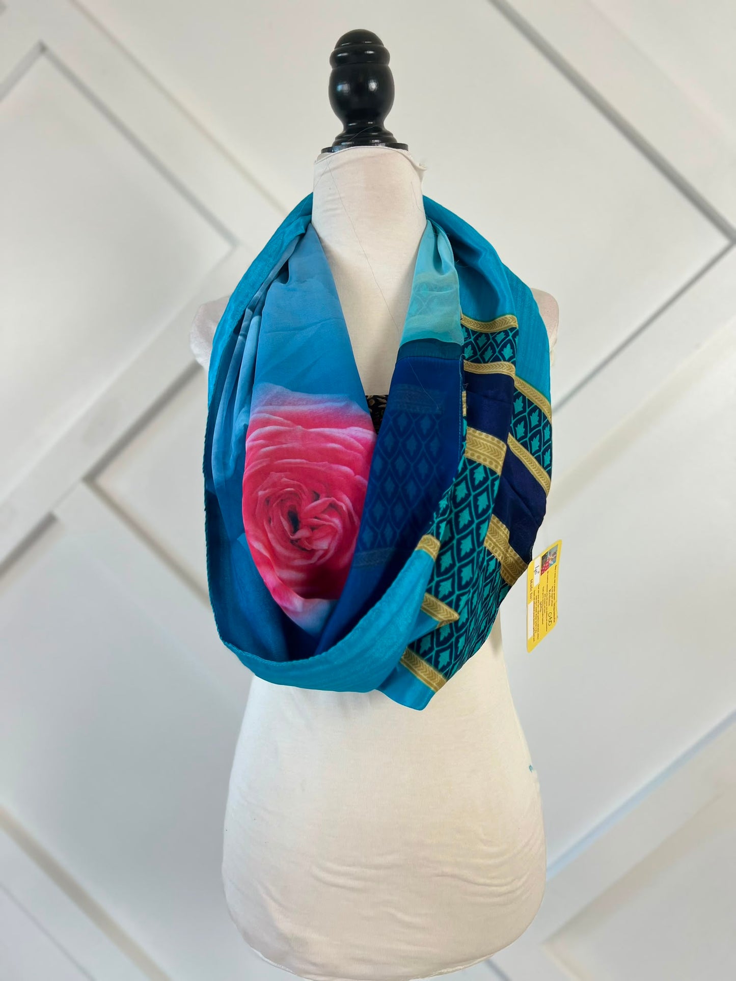 40 inch Reversible Infinity Scarf (short)-060