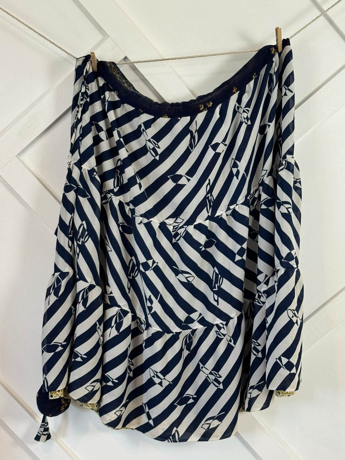Premium Regular Ankle Drawstring Skaya Tiered Skirt-142