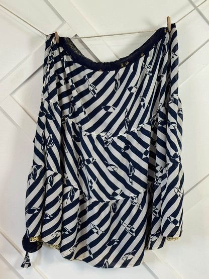 Premium Regular Ankle Drawstring Skaya Tiered Skirt-142