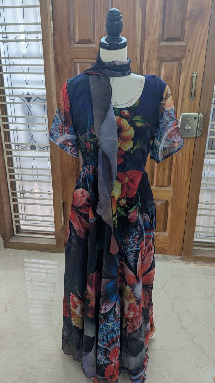 Lavonne-Digital print Non Plus LINED Viya Dress-Dispatch Payment