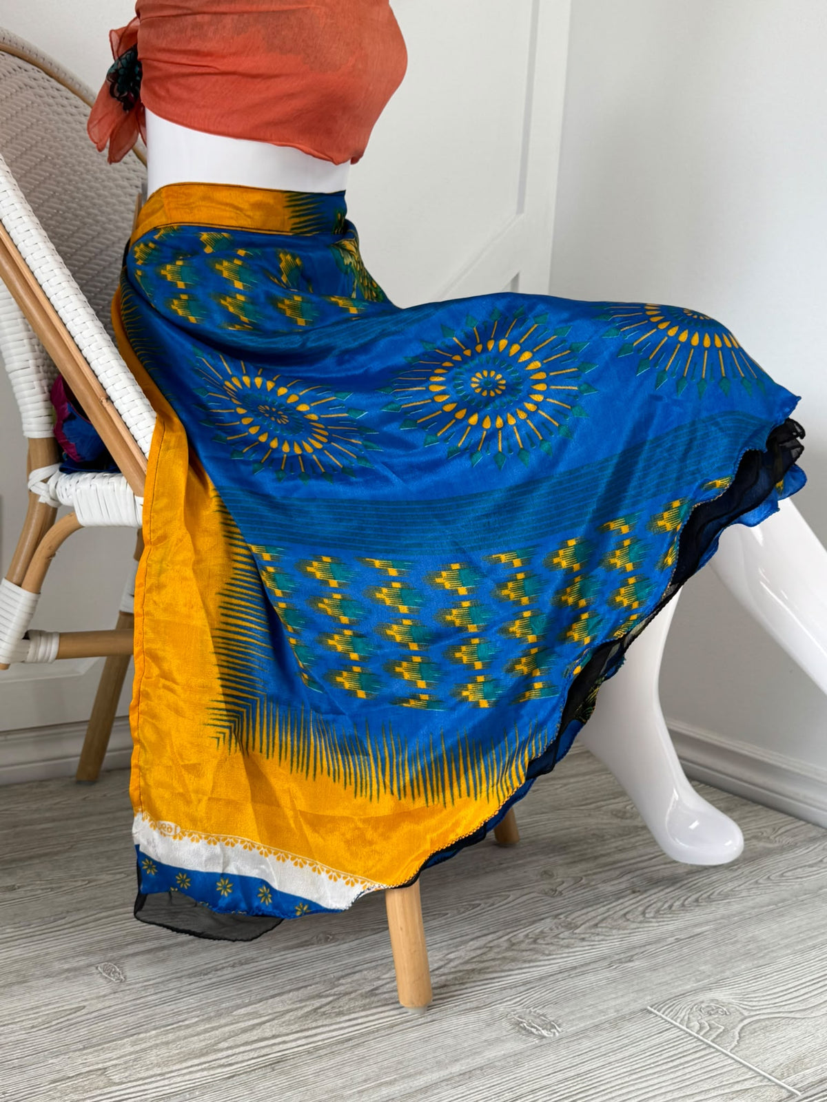 Festive XL tea skirt-101