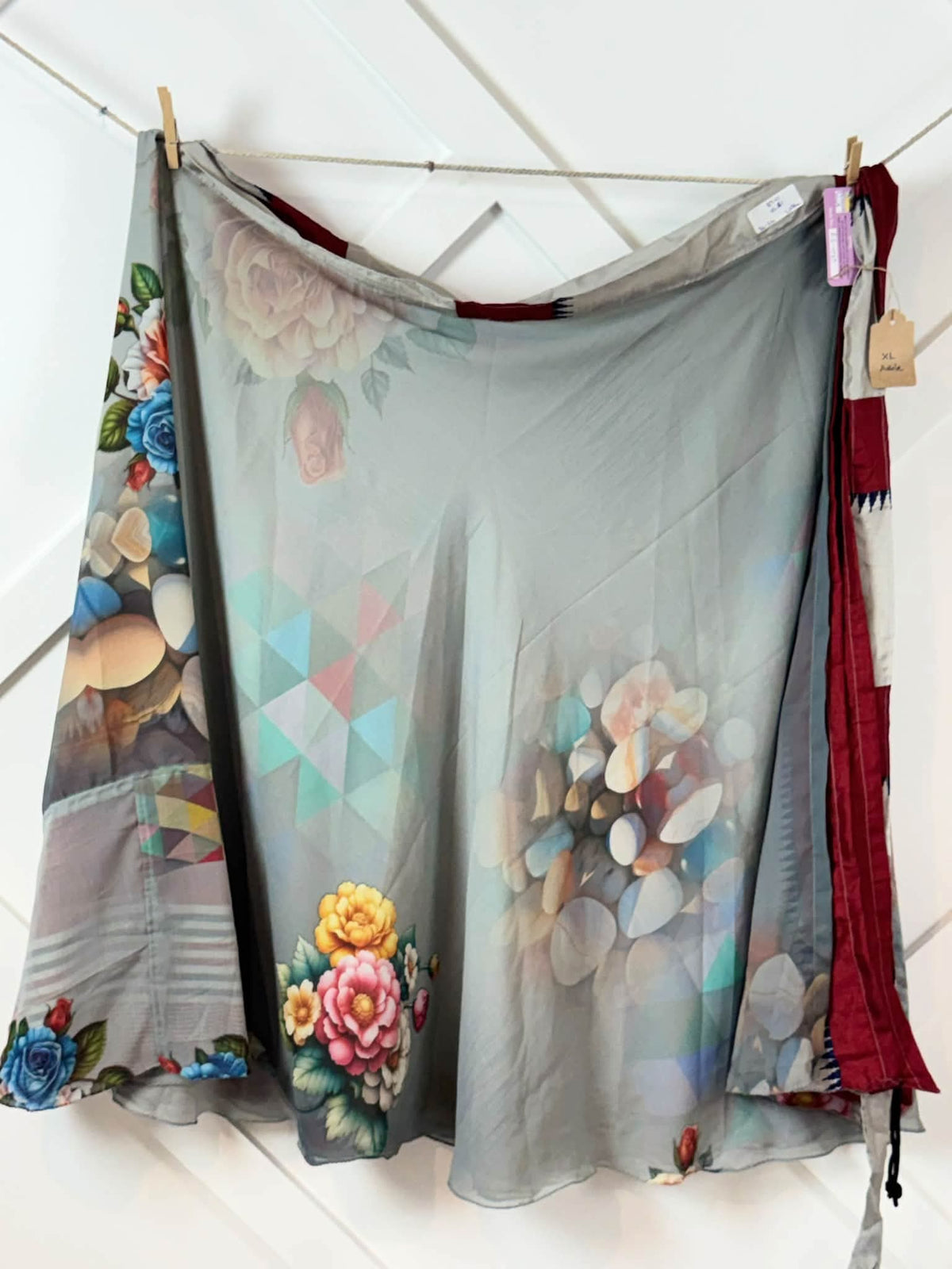 Digital print Premium XL Ankle skirt-ES010