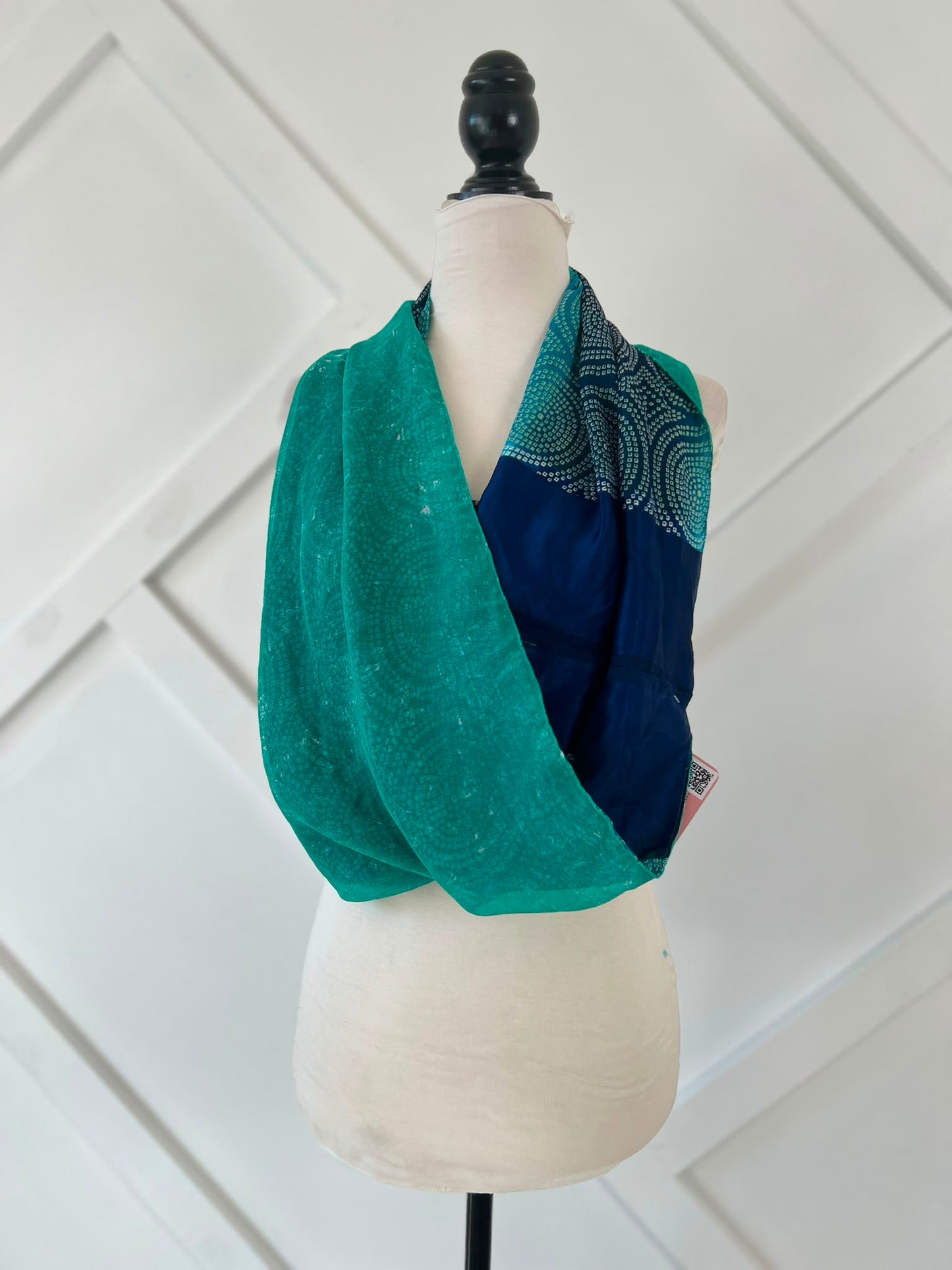 40 inch Reversible Infinity Scarf (short)-066