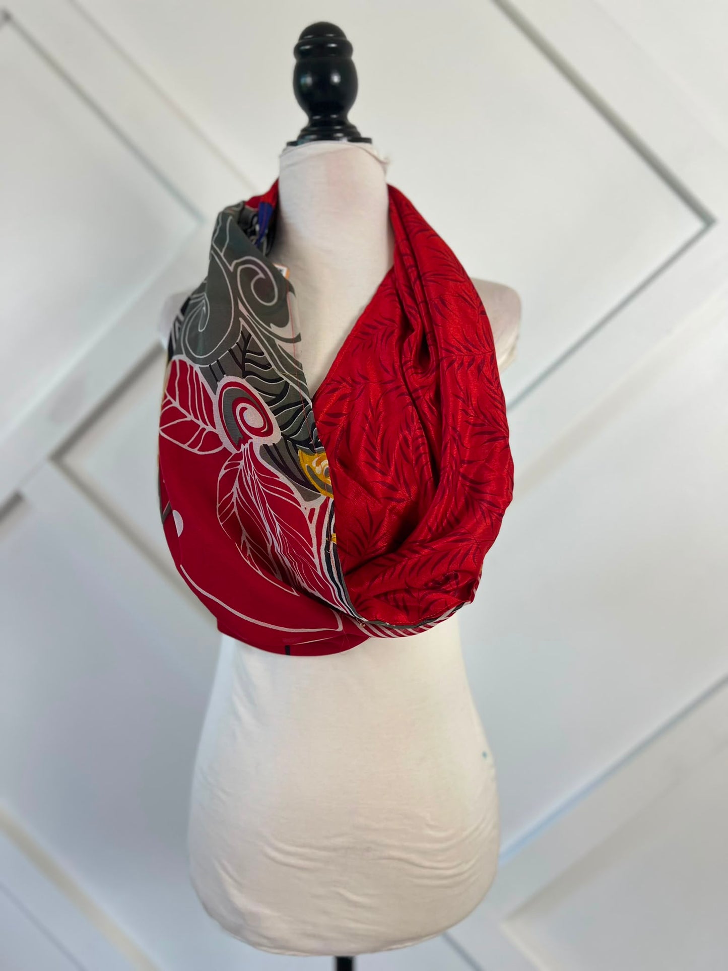 40 inch Reversible Infinity Scarf (short)-120