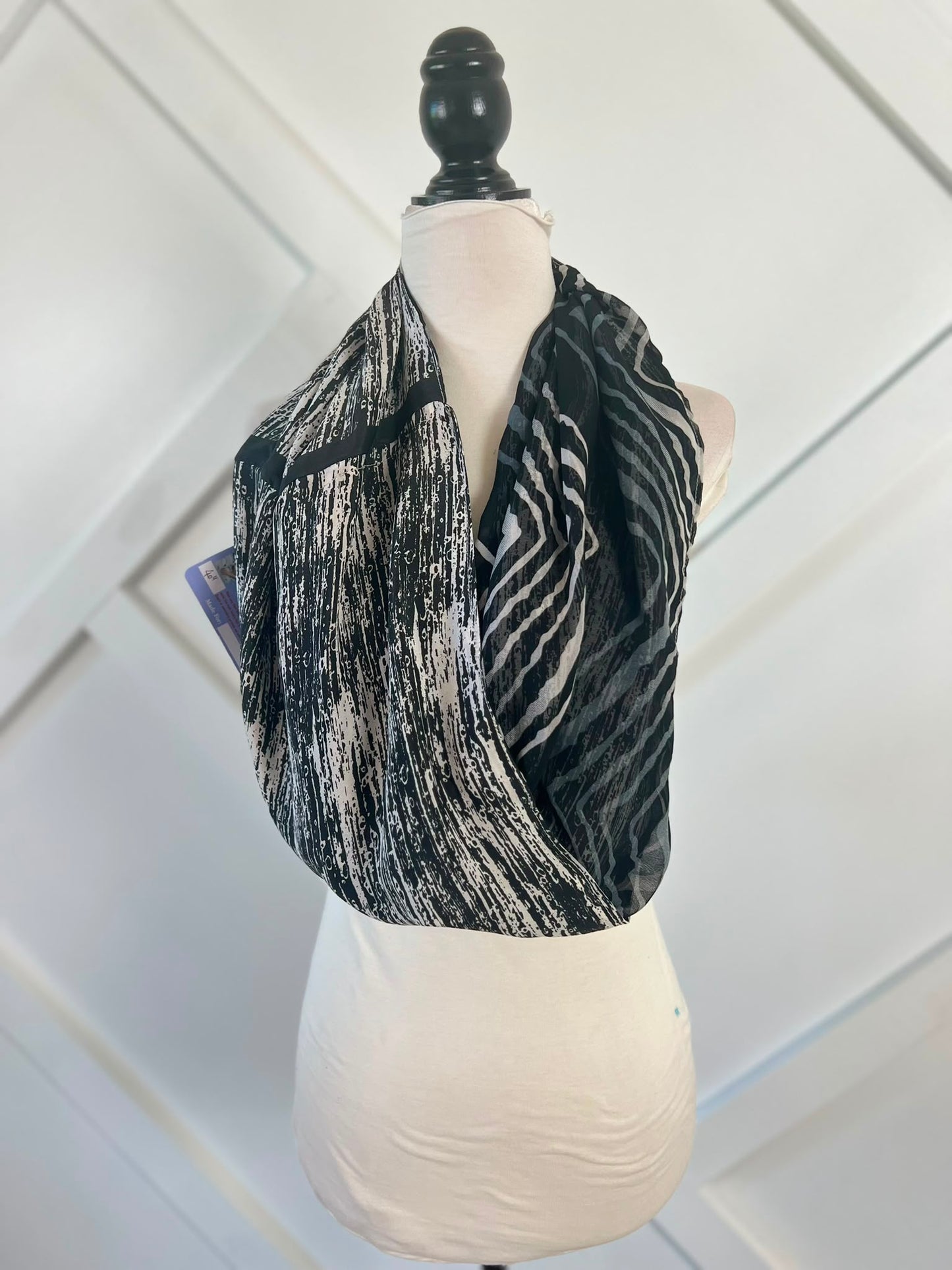 40 inch Reversible Infinity Scarf (short)-100