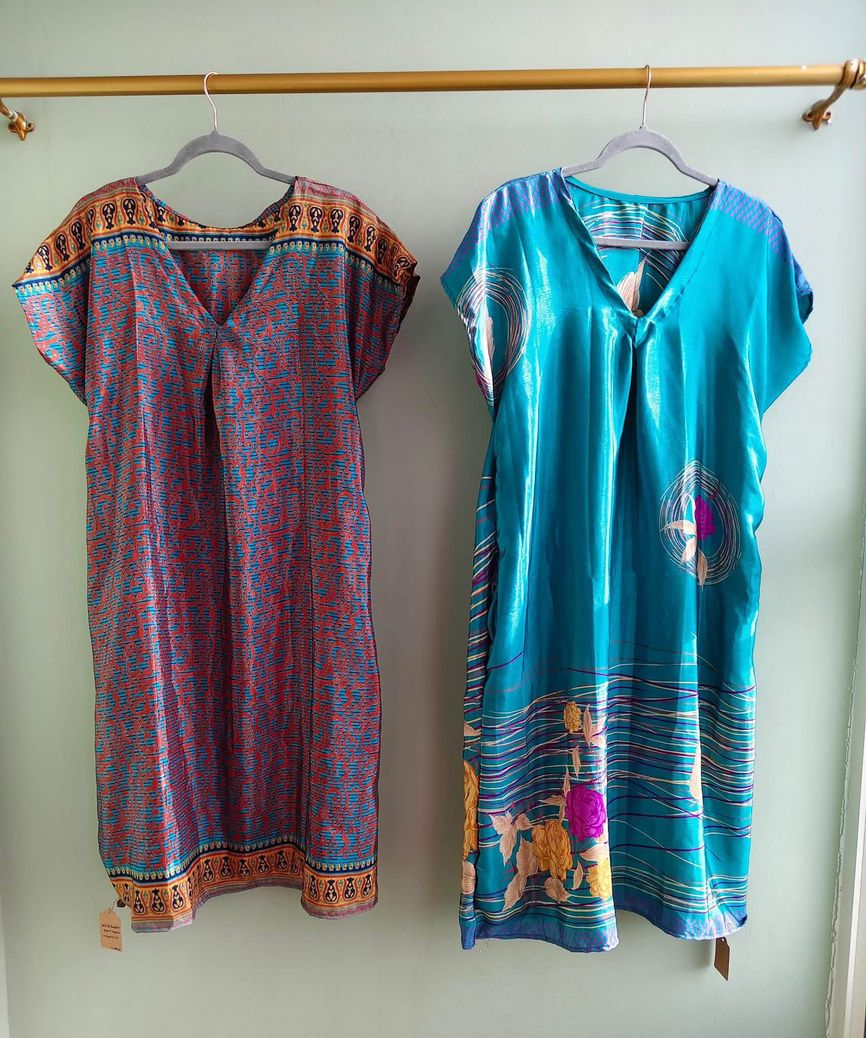 Sara.B-Pack of Two Petite Regular short Sapna Dresses-ISP011 - Rangeelaa- Fairtrade Sustainable Women's Clothingdresses