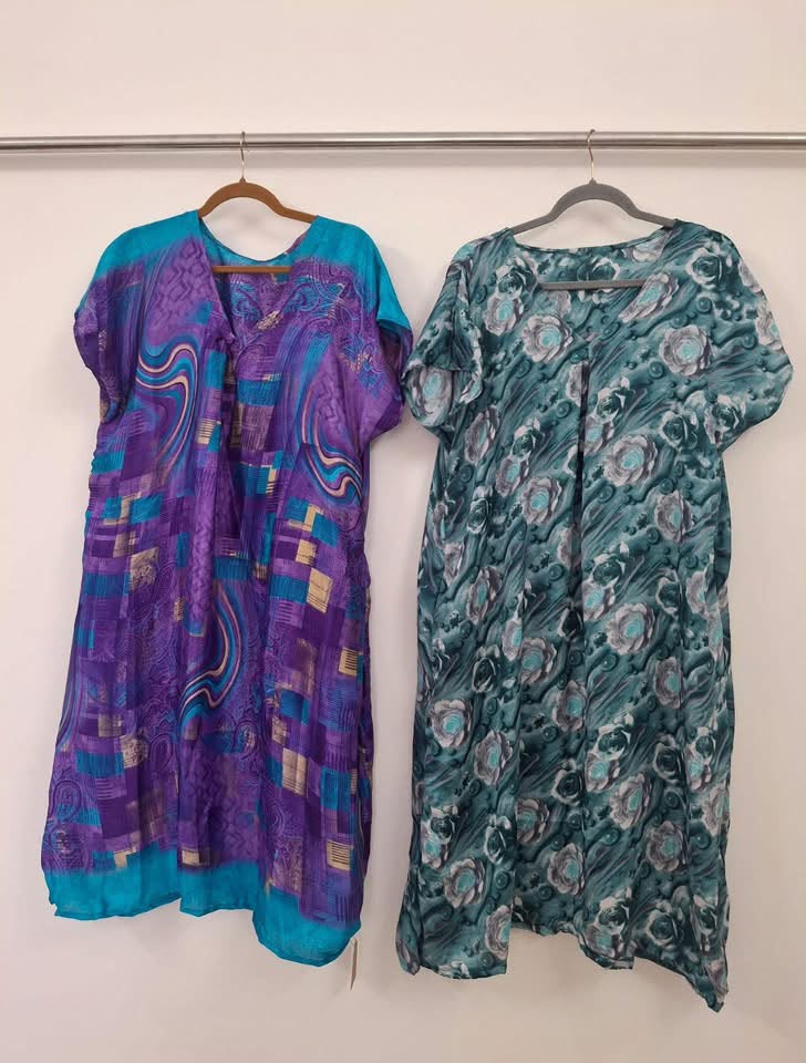 Sarah.B-Pack of Two Petite Regular Sapna Dresses-FSP-013 - Rangeelaa- Fairtrade Sustainable Women's Clothingdresses