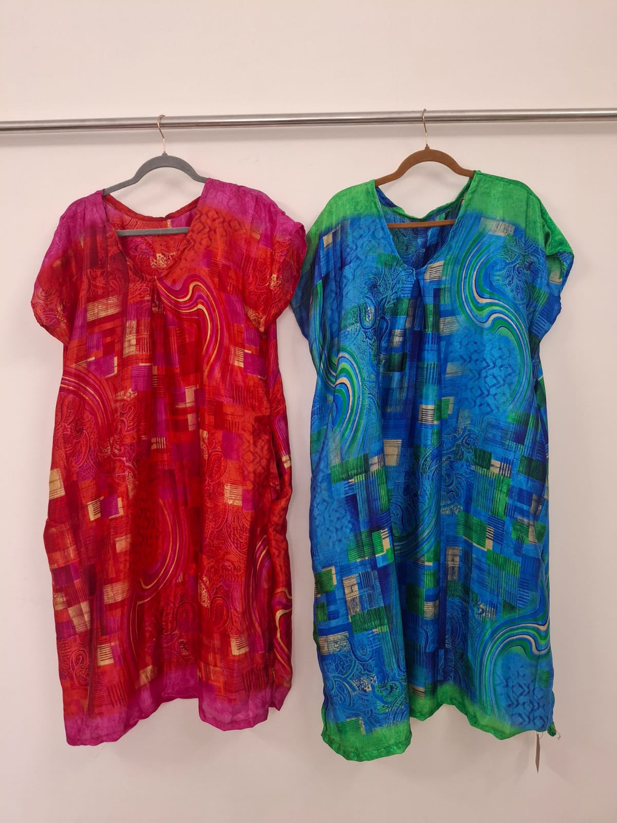 Sarah.B-Pack of Two Slim Petite Sapna Dresses-FSP-018 - Rangeelaa- Fairtrade Sustainable Women's Clothingdresses