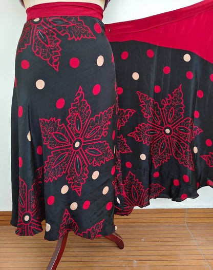 Sara.S-Premium Regular Calf skirt-IS004 - Rangeelaa- Fairtrade Sustainable Women's Clothingskirts
