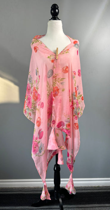 Saree remnant long scarf HFR01 - Rangeelaa - Fairtrade Sustainable Women's Clothing