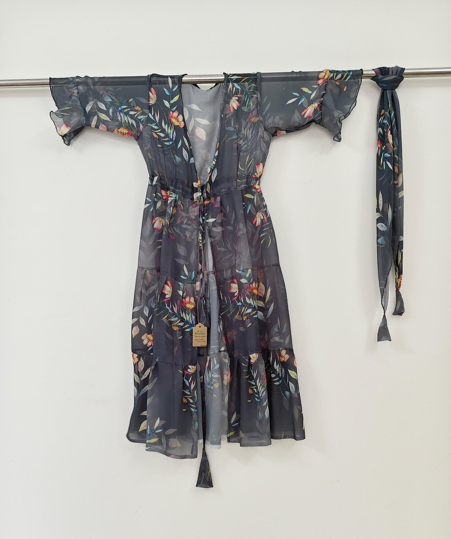 Saschie.P-Digital print Non Plus Alia Shrug-Dispatch Payment - Rangeelaa- Fairtrade Sustainable Women's Clothing