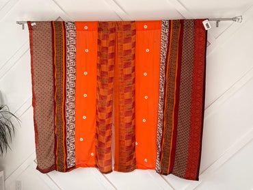 Set of Two curtain panels 40 inch(w) 63 inch(L) - P001 - Rangeelaa - Fairtrade Sustainable Women's Clothing