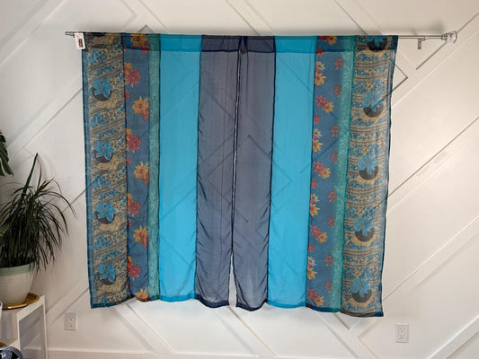 Set of Two curtain panels 40 inch(w) 63 inch(L) - P004 - Rangeelaa - Fairtrade Sustainable Women's Clothing