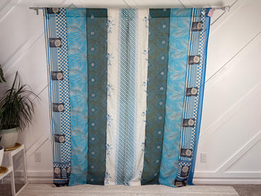 Set of Two curtain panels 40 inch(w)84 inch(L) - S005 - Rangeelaa - Fairtrade Sustainable Women's Clothing