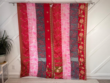 Set of Two curtain panels 40 inch(w)84 inch(L) - S006 - Rangeelaa - Fairtrade Sustainable Women's Clothing