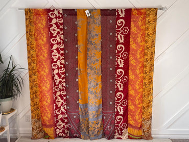 Set of Two curtain panels 40 inch(w)84 inch(L) - S010 - Rangeelaa - Fairtrade Sustainable Women's Clothing