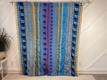 Set of Two curtain panels 40 inch(w)84 inch(L) - S014 - Rangeelaa - Fairtrade Sustainable Women's Clothing